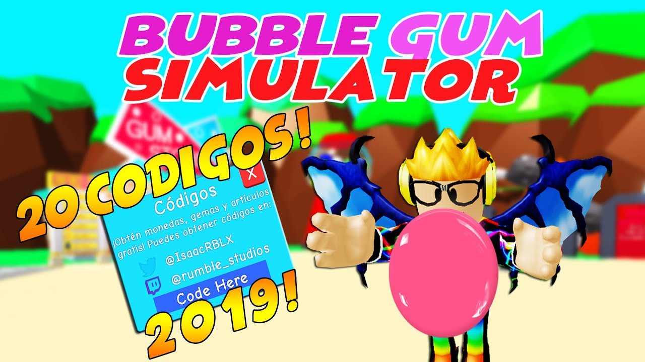 20 Codigos Bubble Gum Simulator Enero 2019 Que Funcionan - roblox bubble gum simulator pets electra robux