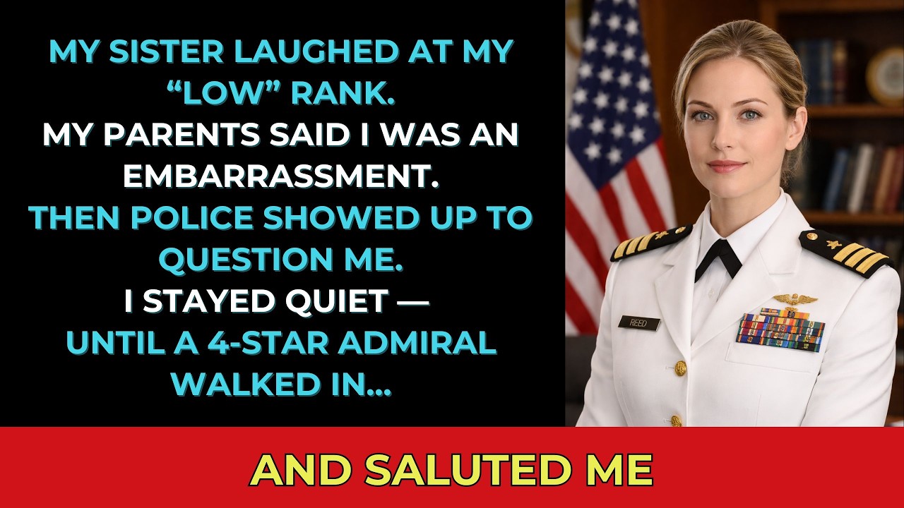 My Sister Ridiculed My “Insignificant” Rank—Until a 4-Star General Saluted: Welcome Back, Commander.