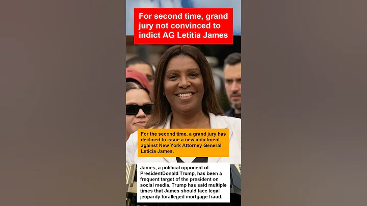 Grand Jury Again Declines to Indict New York AG Letitia James