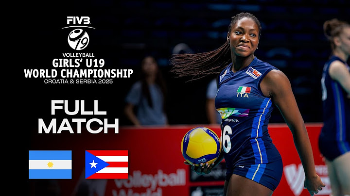 Argentina vs. Puerto Rico - Pool B (SRB) | Girls' U19 World Champs 2025 - Full Match