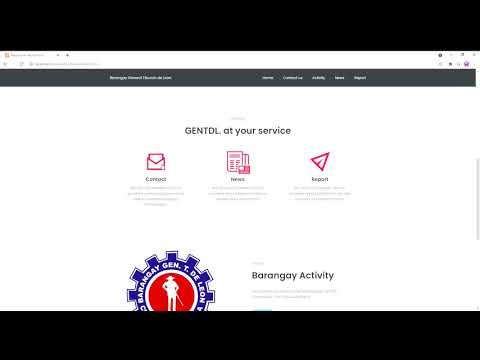 OLFU-SIAA312: Web-based: Barangay News Information and Report Management System (Survey Video)