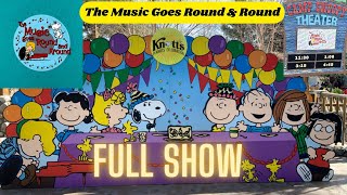 Knott’s Berry Farm Peanuts Celebration Camp Snoopy Theater“ The Music goes Round & Round” Full Show
