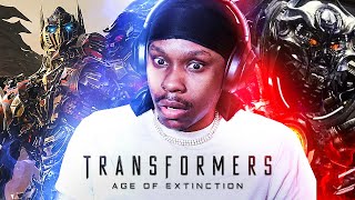 FIRST TIME WATCHING *TRANSFORMERS AGE OF EXTINCTION*