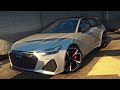 GTA V | Audi RS6 Avant 2020 | ULTRA Realistic Graphics!! | REAL LIFE CAR MOD #7