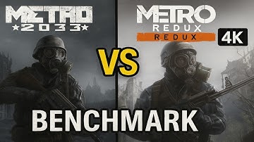 Metro 2033 vs Metro 2033 Redux 4K Benchmark Comparison