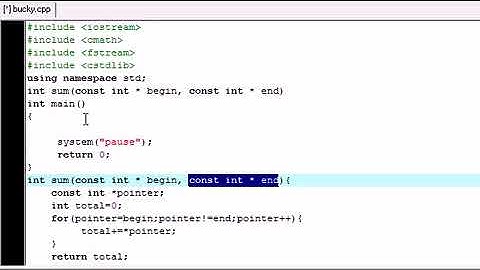 C++ Tutorial   29   Array Ranges in Functions