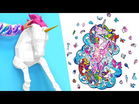 Awesome UNICORN Crafts And DIY Decor Ideas!