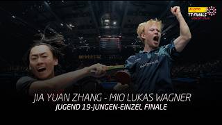 Jia Yuan Zhang - Mio Lukas Wagner I Jugend 19-Einzel Finale I LOTTO Thüringen TT-Finals 2026
