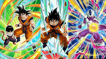 Free To Play Cooler and Exchange Gohan And Goku Super Attack Animations. Dokkan Battle.