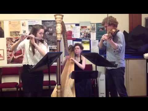 Sonatine by Ravel, arranged for flute,viola and harp by Ska