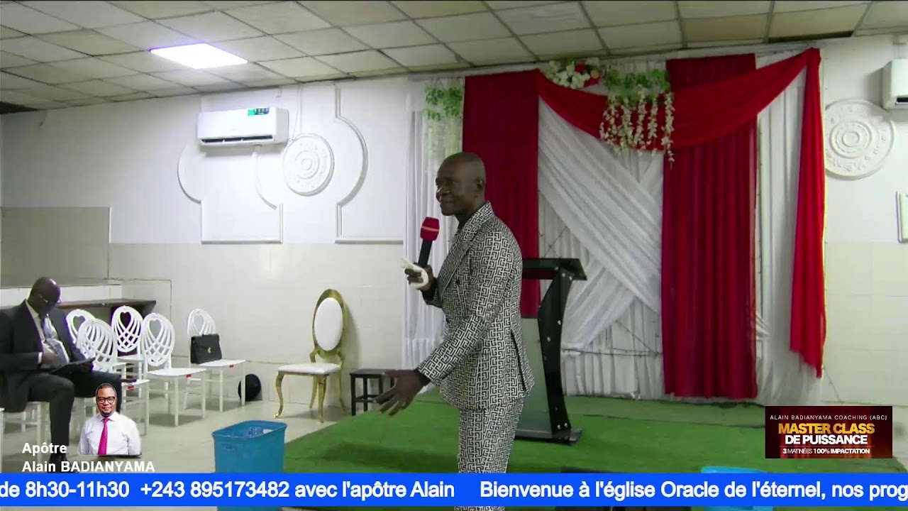 Diffusion en direct de Ap.  Alain Badianyama
