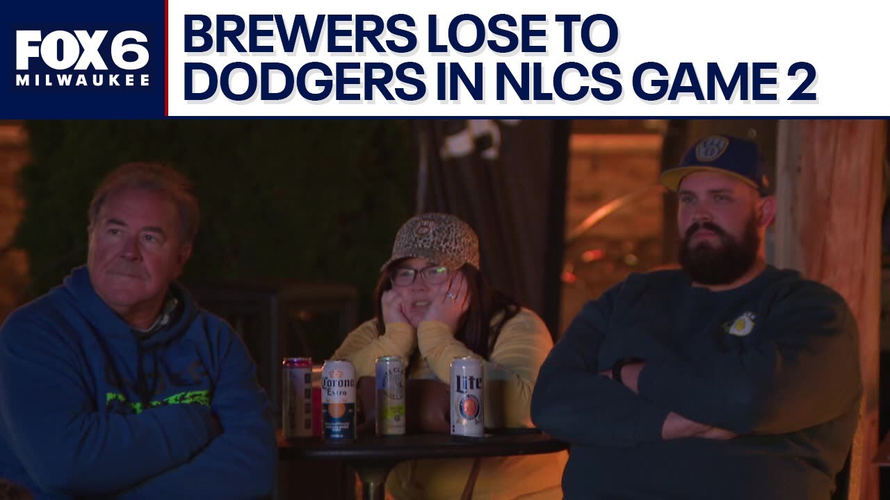 Brewers lose NLCS Game 2, fans react | FOX6 News Milwaukee Brewers lose NLCS Game 2, fans react | FOX6 News Milwaukee