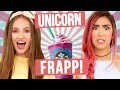 UNICORN FRAPPUCCINO CHALLENGE?! Wheel of Food w/ Cassie Diamond & Courtney Randall