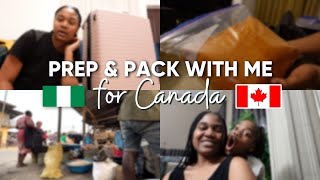 Pack with me for Canada + Travel Prep Vlog  New Luggage, Braids, Shopping