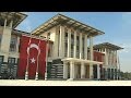 Turkish president erdogan unveils his new palace of a thousand rooms