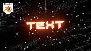 Анимация титров в стиле ретро Scifi в Eevee (Урок по Blender)