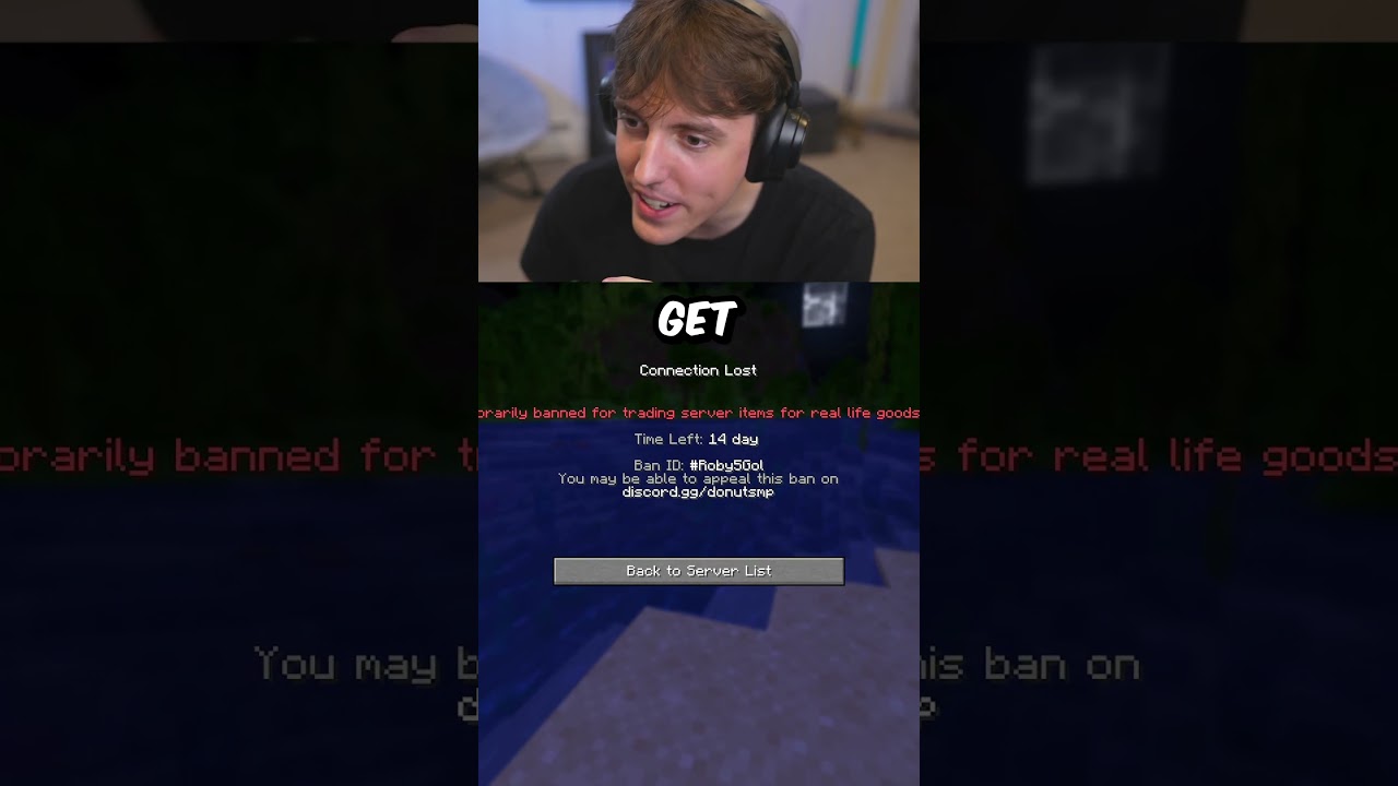 Bro banned himself…