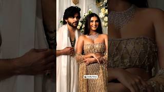 Tara Sutariya Hotbeautiful Stunning Look With Husband At Manish Malhotra Diwaliparty