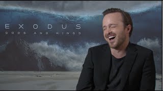 Aaron Paul interview EXODUS: GODS AND KINGS, Breaking Bad Content