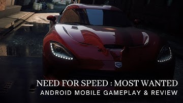 NFS Most Wanted | Android Mobile | Gameplay and Review | #android #reviews  #viral #androidgameplay