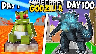 I Survived 100 Days as GODZILLA in Minecraft screenshot 1