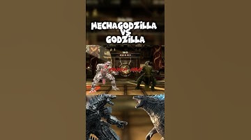 EPIC BATTLE 🔥 Godzilla vs Mechagodzilla Who Wins? 🦖🤖 #Godzilla #Mechagodzilla #Shorts