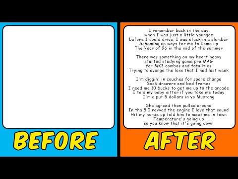 How To Write A 16 Bar Rap Verse From Scratch!