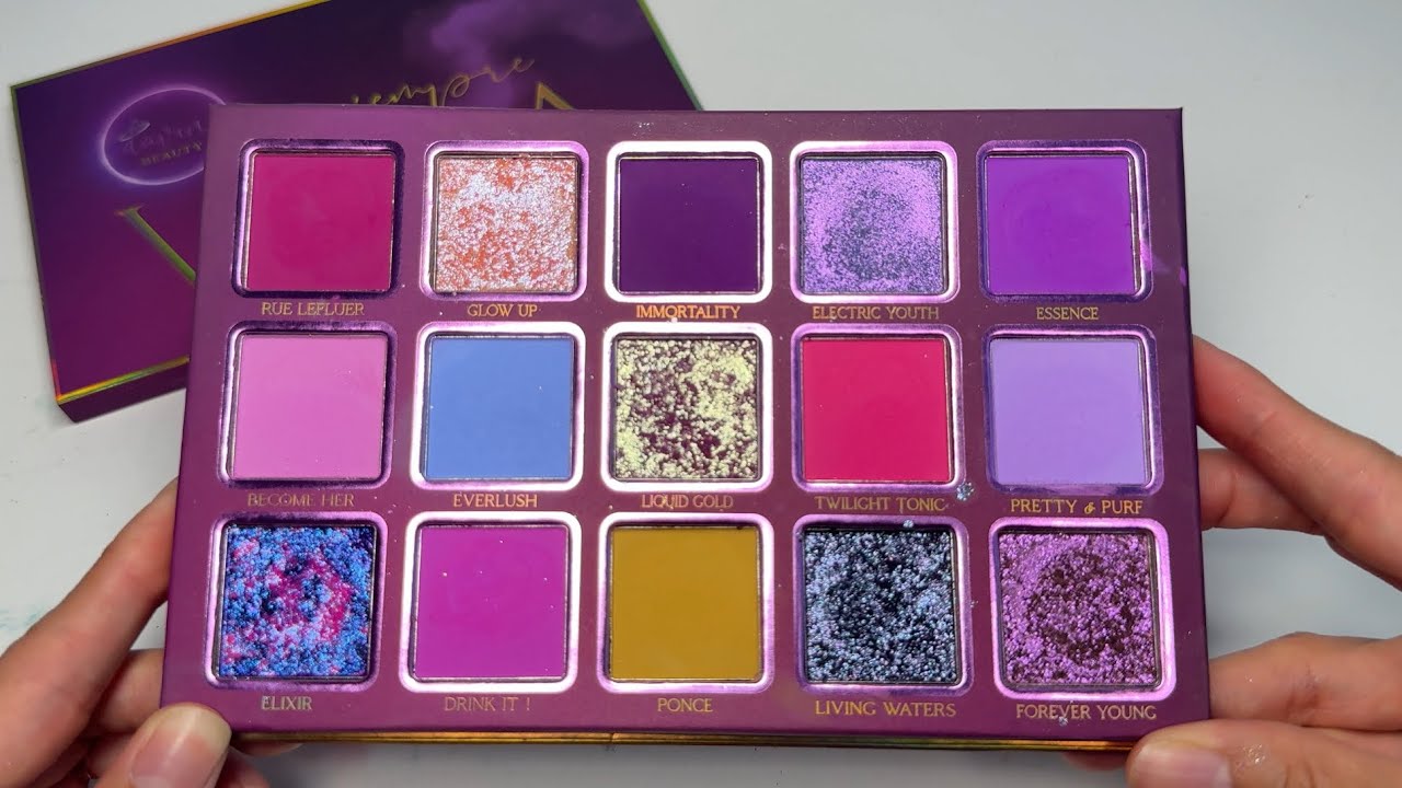 Davini Beauty Siempre ViVa Palette Swatches - YouTube
