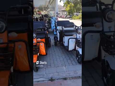 Популярный вид транспорта в Турции. #электрокар #дороги #машины #турция #начемездят #жизньвтурции