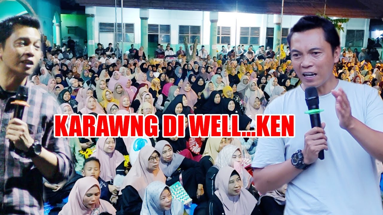 Ketika Ustad Nana ceramah di Karawang begitu hebohnya mustami