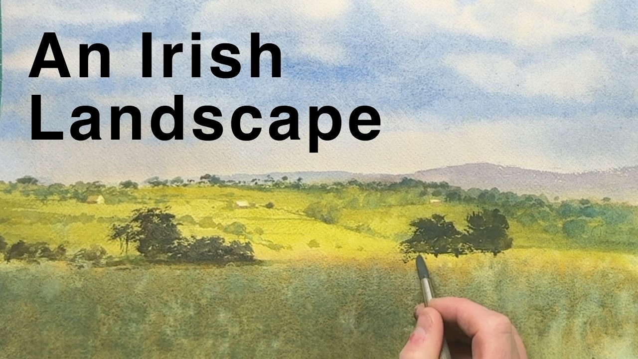 Ireland Tutorial Landscape Ireland – Watercolour Tutorial - YouTube