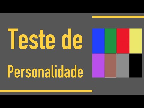 Vídeo: Como Fazer O Teste De Luscher