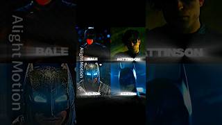 4 Batman showdown : Bale vs Pattinson vs Afleck vs Keaton #shorts #viral #trending