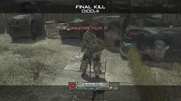 MW3- Throwing knife skills on Fallen by Killer_pig_97