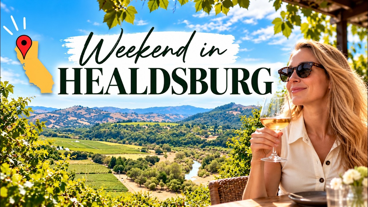 48 HOURS in HEALDSBURG 🍷 The Hidden Treasure of Sonoma’s Wine Country – Video