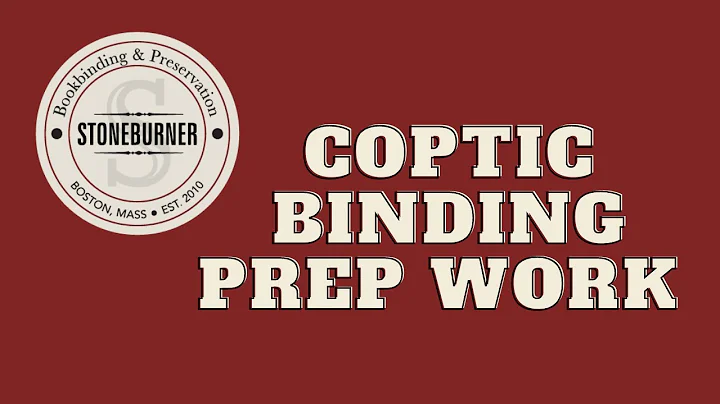 Coptic Binding Prep Work // Creating pages and covers for a single-needle coptic bound book