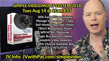2018 Simple Video Management System Demo | Review | Video | Plugin