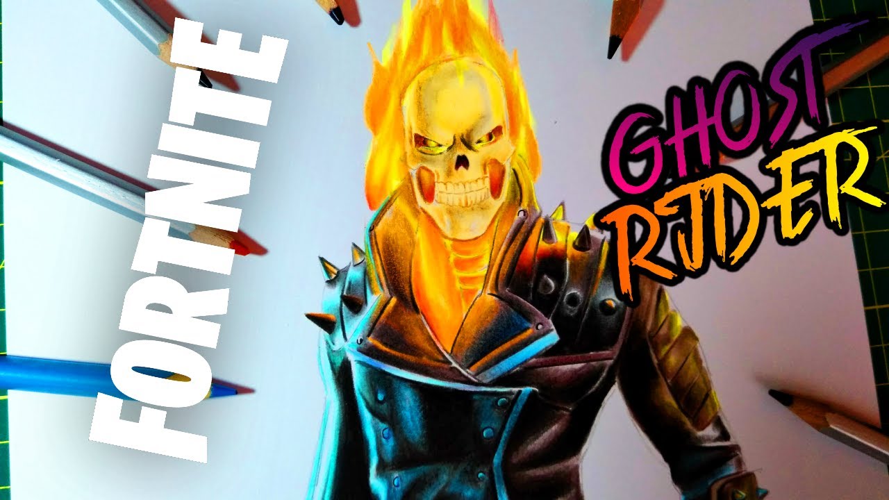 como DIBUJAR a GHOST RIDER de FORTNITE facil PASO A PASO |HOW to DRAW GHOST  RIDER SKIN from FORTNITE - thptnganamst.edu.vn