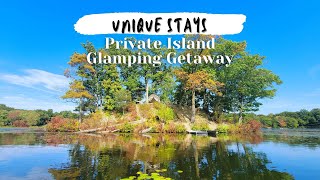 Airbnb Unique Stay: Glamping on our own private island!!