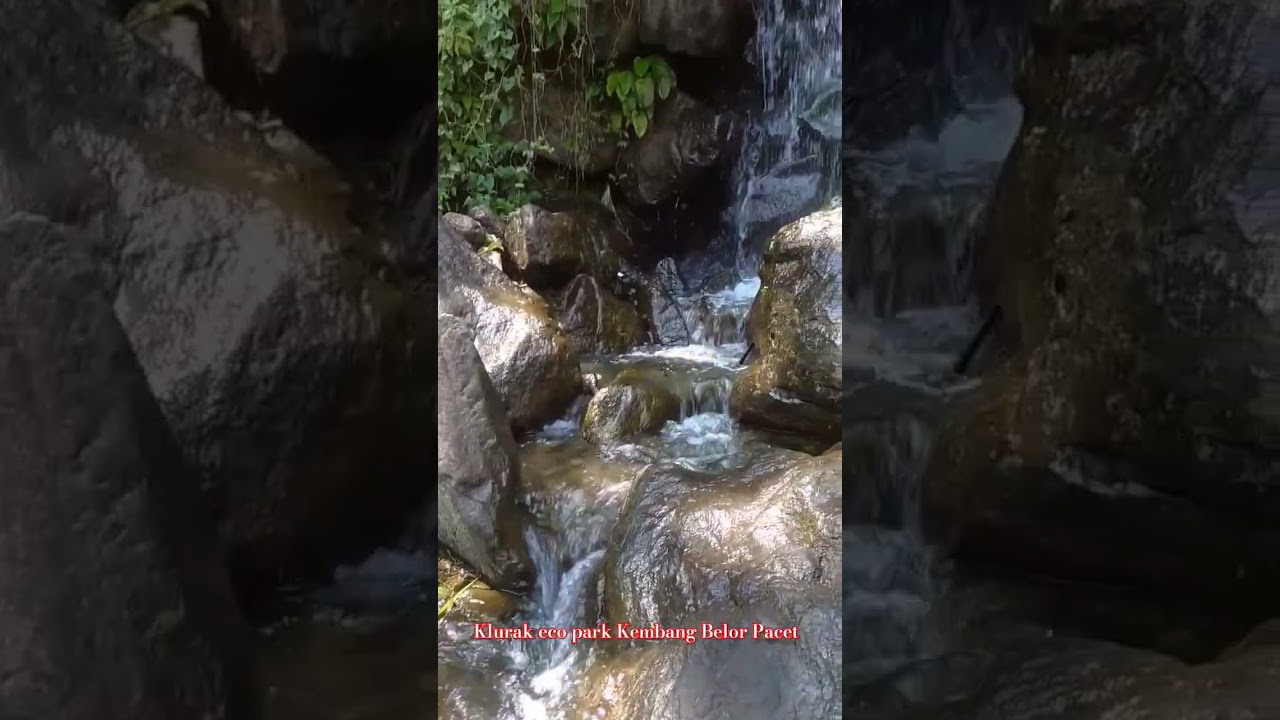 Air terjun klurak eco park waktu kemarau 