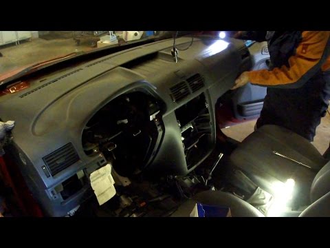 Видео отчёт,снятие испарителя FORD Connect Evaporator Removal