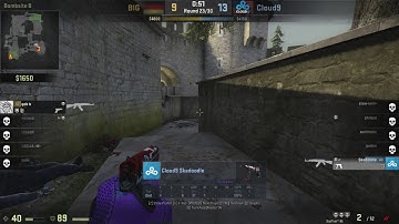 Cloud9 Skadoodle 1v4 CLUTCH vs BIG Cobble  @ KRAKOW MAJOR QUALIFIER