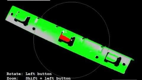 3d laser triangulation model compare cad file in MvTec Halcon