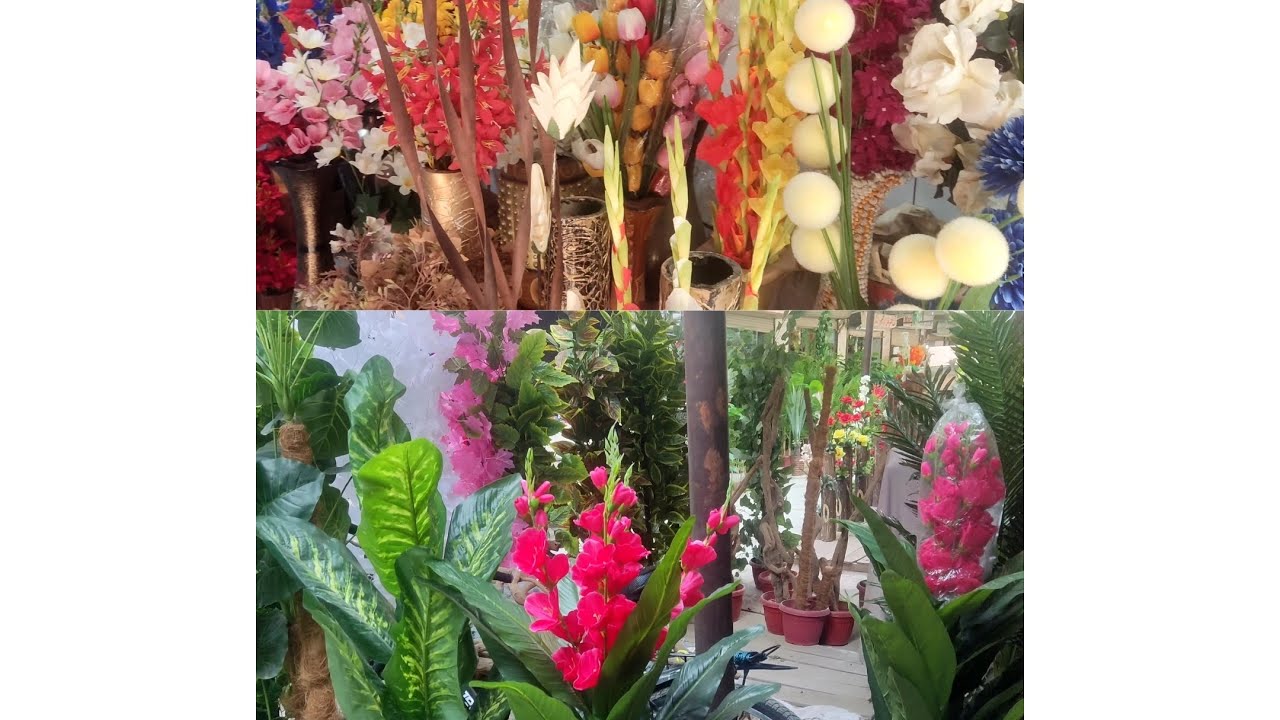 Karkhano Market Artificial Plants and Flowers 🌹 Market Peshawar