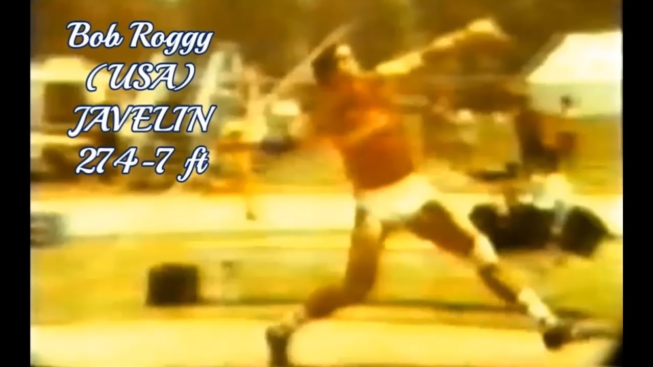 Bob Roggy (USA) JAVELIN 274—7 ft   (pb: 95.80 meters 1982).