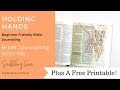 Holding Hands- Beginner Friendly Bible Journaling Tutorial