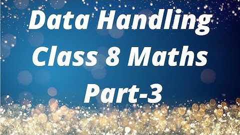 Data Handling Class-8 Ch-5 Maths Part-3 Introduction Pie Chart or Circle Graph.