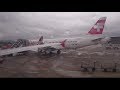 Wingview Landing at Zurich ZRH RWY14 including complete taxi - A320 Air Berlin