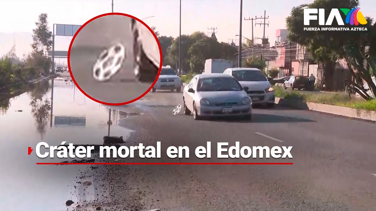 BACHE MORTAL | Vehículos caen EN VIVO en tremendo cráter cubierto por aguas negras ¿Quién responde?