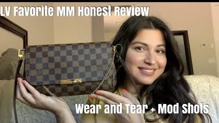 LOUIS VUITTON FAVORITE MM HONEST REVIEW  What fits, mod shots, and would I  recommend it? 🤎🤎🤎 